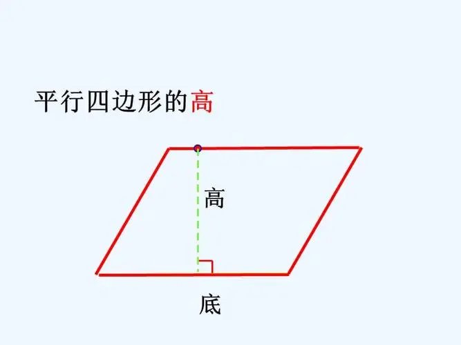 平行四边形有几条高