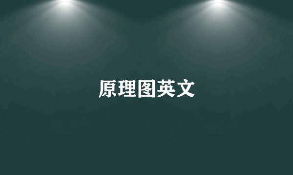 原理图英文