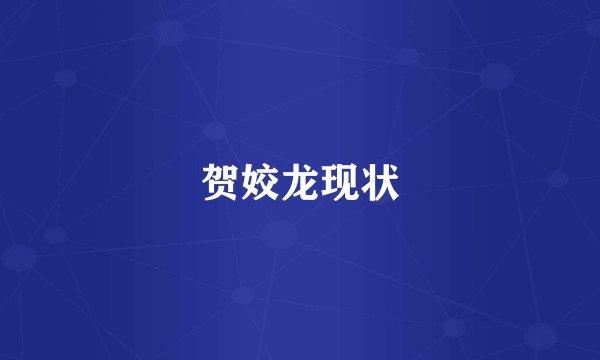 贺姣龙现状