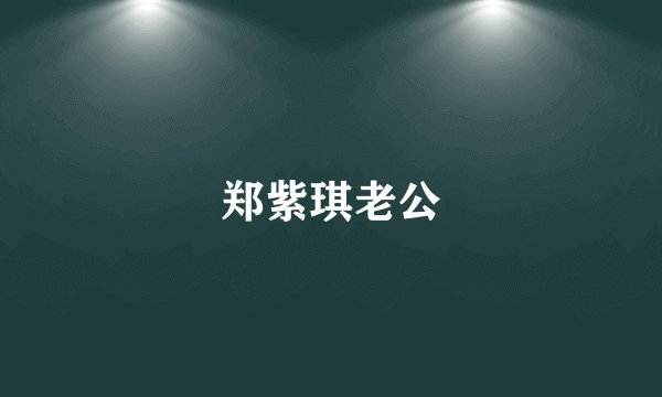 郑紫琪老公