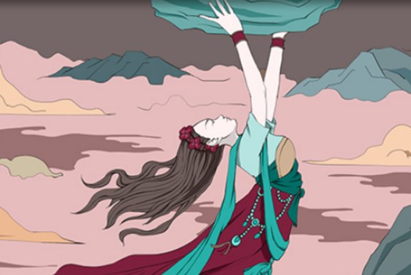 女娲补天捡五色石的过程