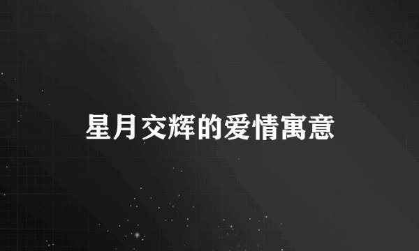 星月交辉的爱情寓意