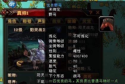 轩辕传奇商人篇之如何抓优良坐骑