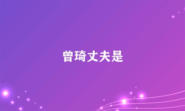 曾琦丈夫是