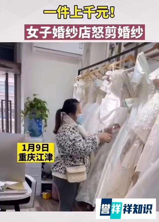 “我没疯,店家态度强硬,只愿赔3万”怀孕女子为何怒剪32套婚纱