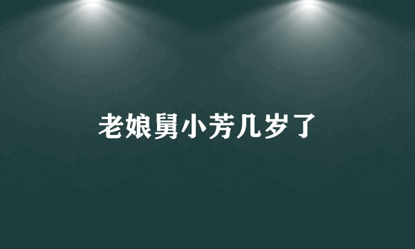 老娘舅小芳几岁了