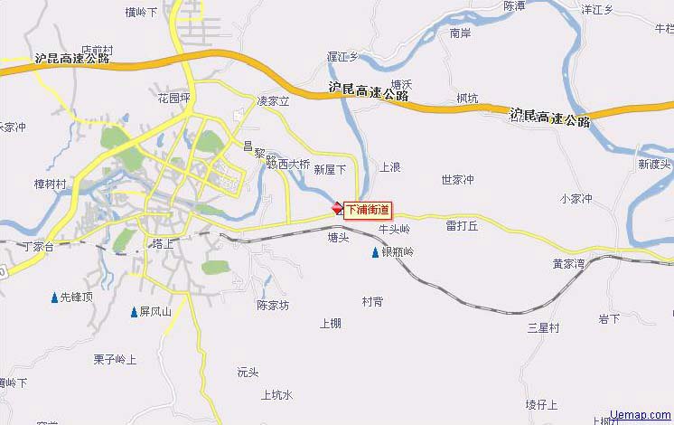 下浦街道的行政区划