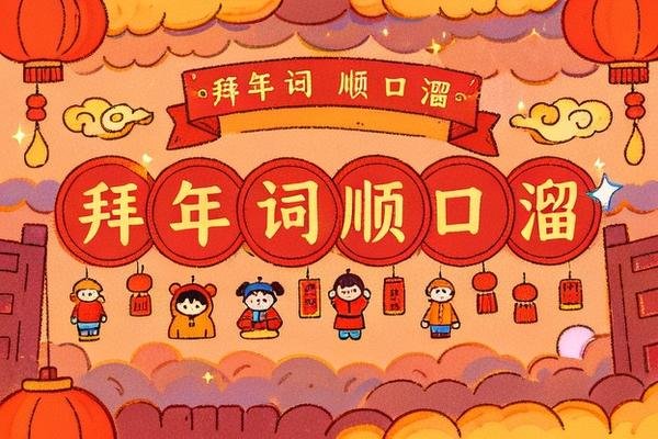 拜年词顺口溜一到十
