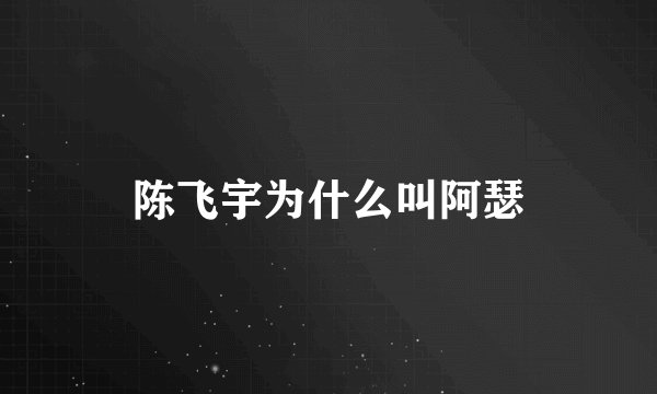 陈飞宇为什么叫阿瑟