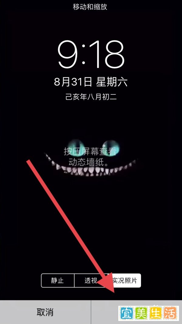 抖音上苹果手机跑马灯动态壁纸怎么设置