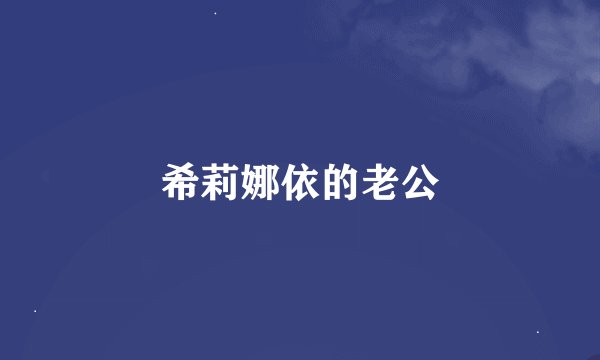 希莉娜依的老公