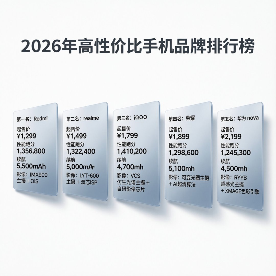 现在买手机哪个品牌性价比高