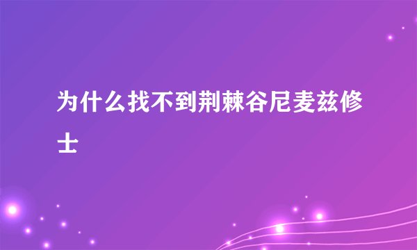 为什么找不到荆棘谷尼麦兹修士