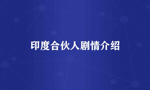 印度合伙人剧情介绍