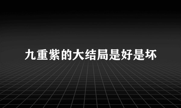 九重紫的大结局是好是坏