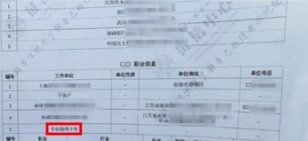 专业做鸡十年？征信岂是儿戏