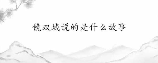 镜双城讲的是一个什么故事