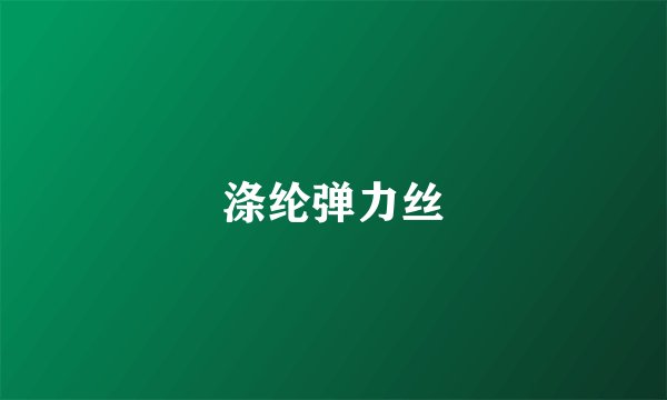 涤纶弹力丝