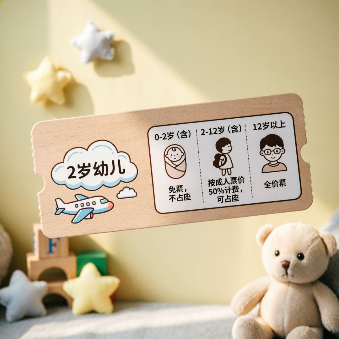 飞机票小孩2岁3个月怎么算