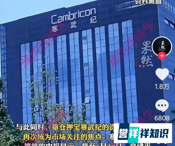 寒武纪的芯片卖给了谁？值6000亿市值吗？