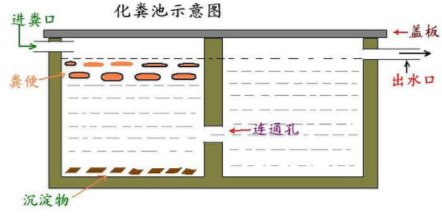 二格化粪池的结构是什么？