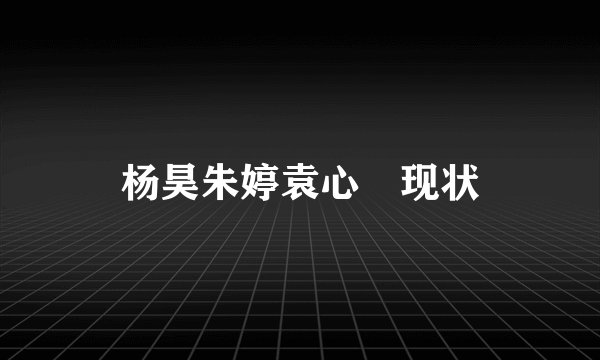 杨昊朱婷袁心玥现状