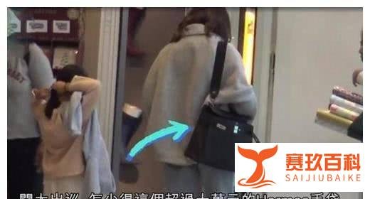 47岁黎姿挎十万爱马仕商场扫货，小女儿正脸曝光，一字眉抢镜！
