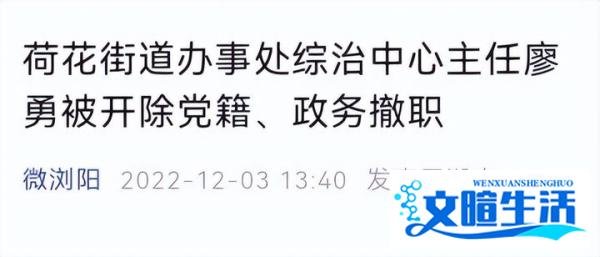 闹得沸沸扬扬的廖书记,终于迎来了最终处理
