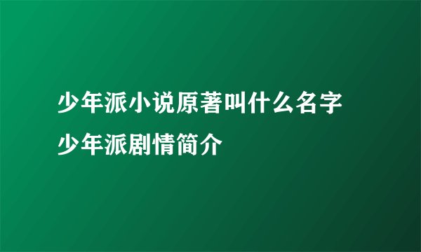 少年派小说原著叫什么名字 少年派剧情简介