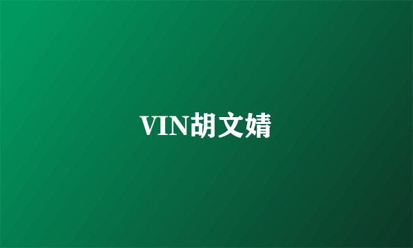 VIN胡文婧
