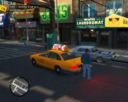 gta4怎么打车?
