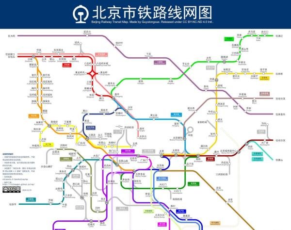 试做北京铁路全图（2024）