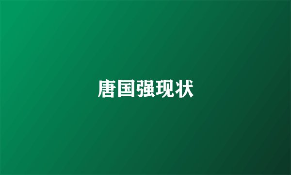 唐国强现状