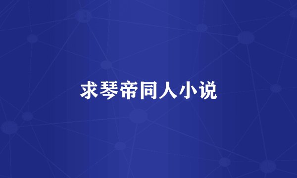 求琴帝同人小说