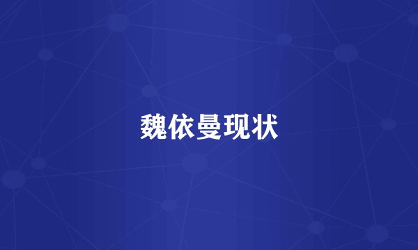 魏依曼现状