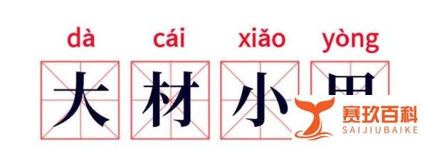 【92】成语故事：大材小用