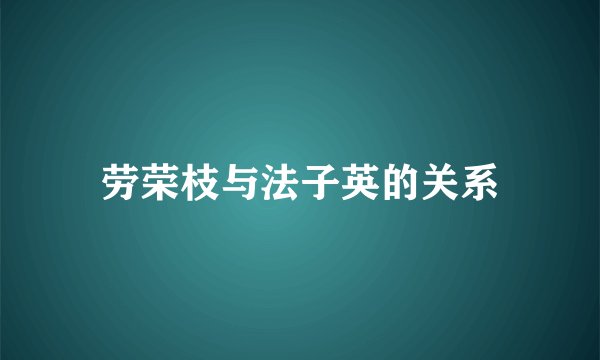 劳荣枝与法子英的关系