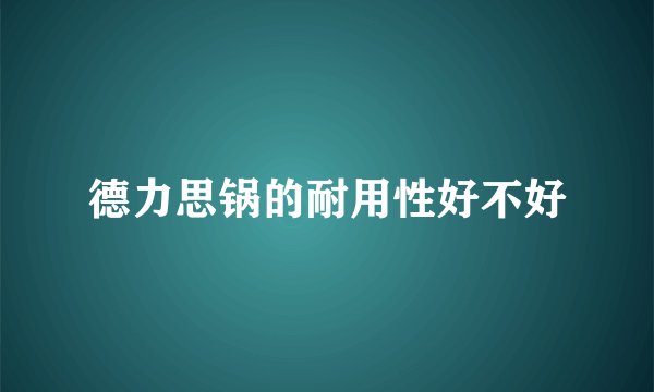德力思锅的耐用性好不好