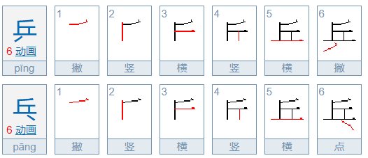 乒乓的部首是什么?