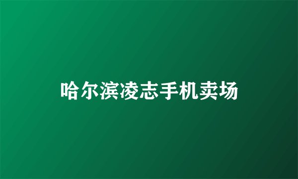 哈尔滨凌志手机卖场