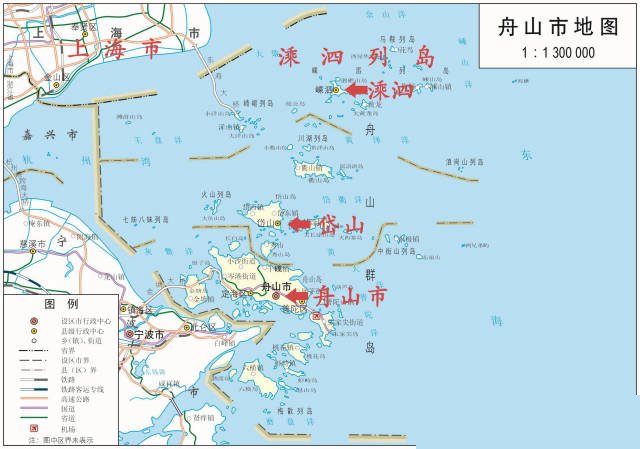 舟山群岛离台湾多远
