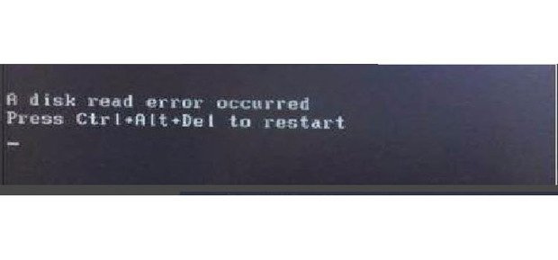 电脑开机出现a disk read error occurred怎么办?