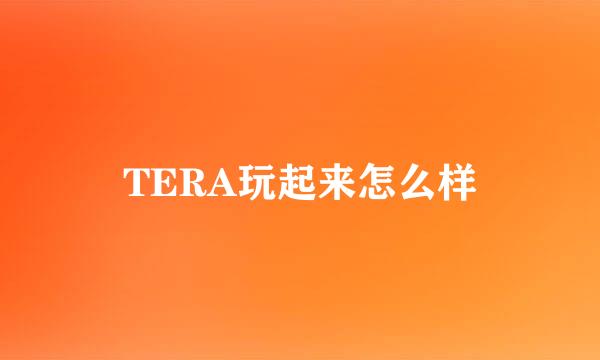 TERA玩起来怎么样