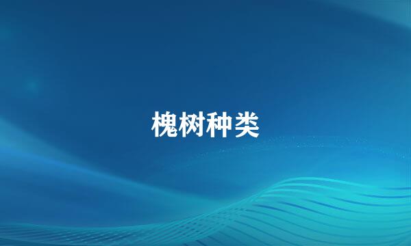 槐树种类