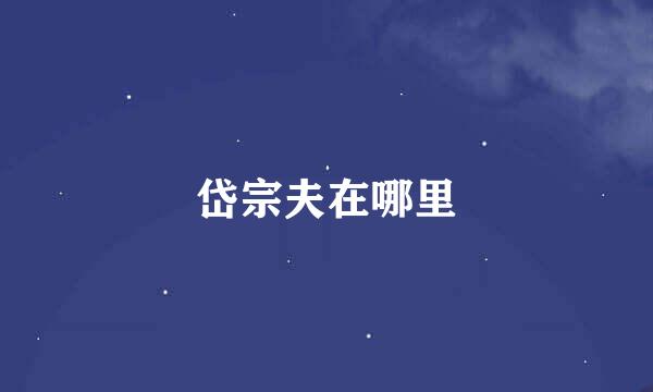 岱宗夫在哪里