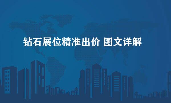 钻石展位精准出价 图文详解