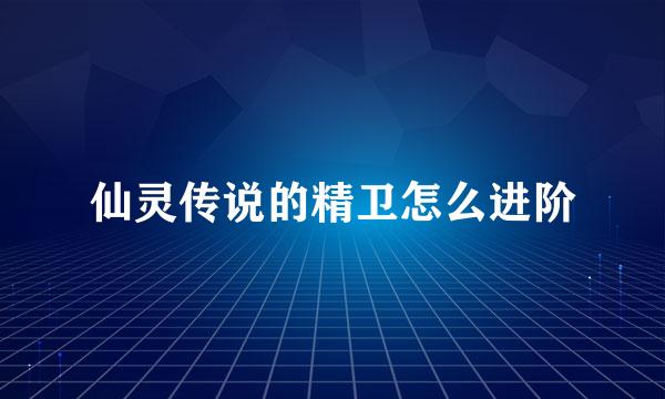 仙灵传说的精卫怎么进阶