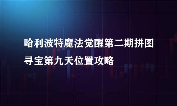 哈利波特魔法觉醒第二期拼图寻宝第九天位置攻略
