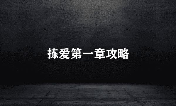拣爱第一章攻略