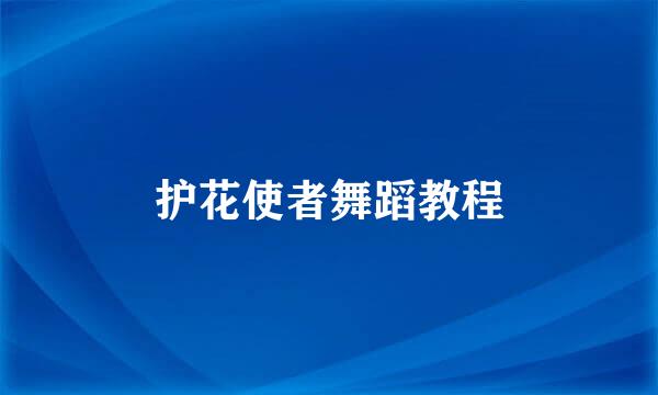 护花使者舞蹈教程